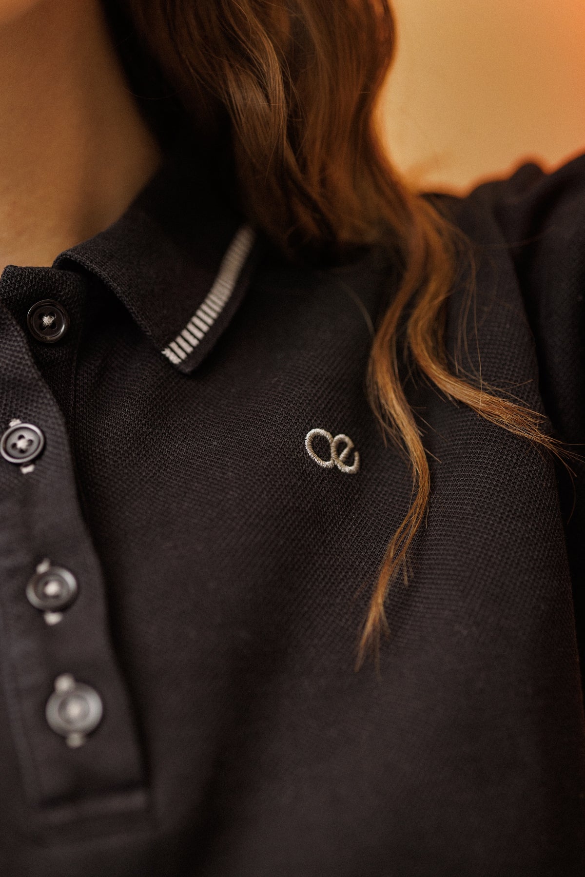 Leo Cropped Cotton Polo